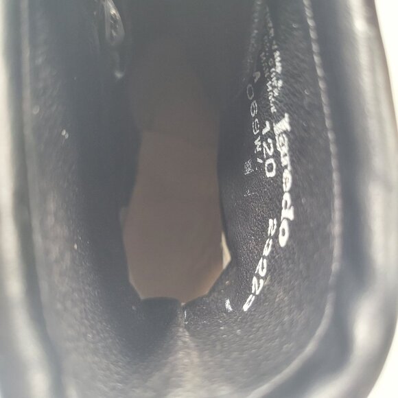 Laredo Kilte Roper Women's Black Leather Lace up Western Boots US Size 7M - Picture 9 of 12